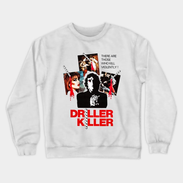 Driller Killer Crewneck Sweatshirt by Pop Fan Shop